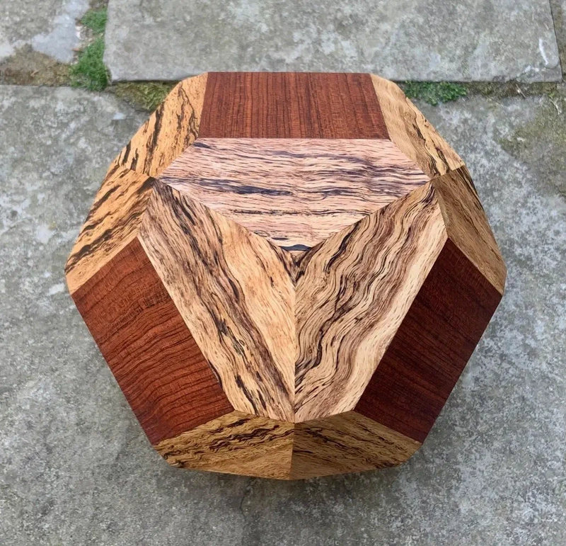 Bixbyite - cube and trapezohedron